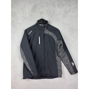 Sunice Typhoon Zephal Jacket Mens Medium Black Golf Windbreaker Waterproof Mens